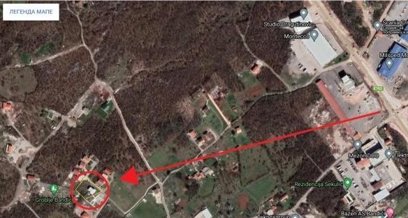 Kuca i plac Danilovgrad-Bandici