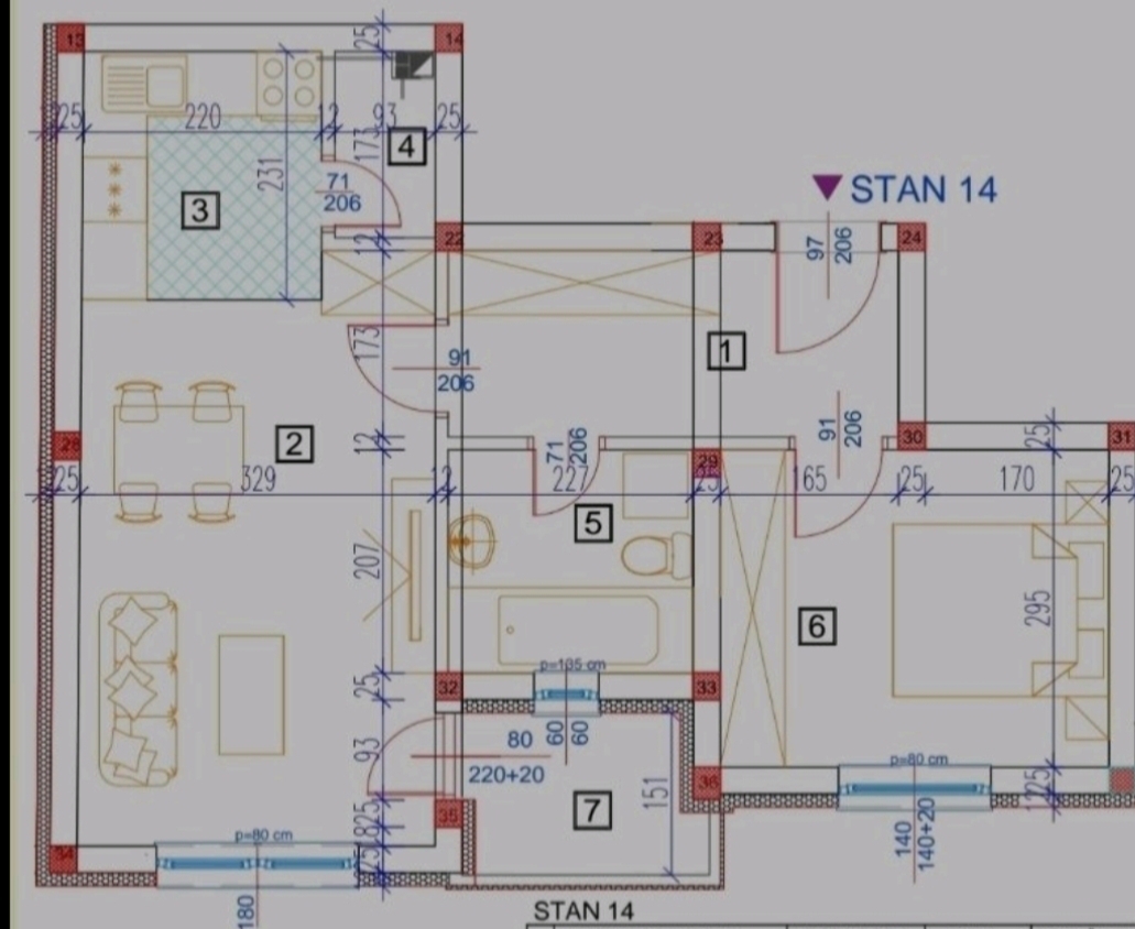 Opremljen stan u novogradnji (2024) – 49m² – Sombor (Toze Markovića)